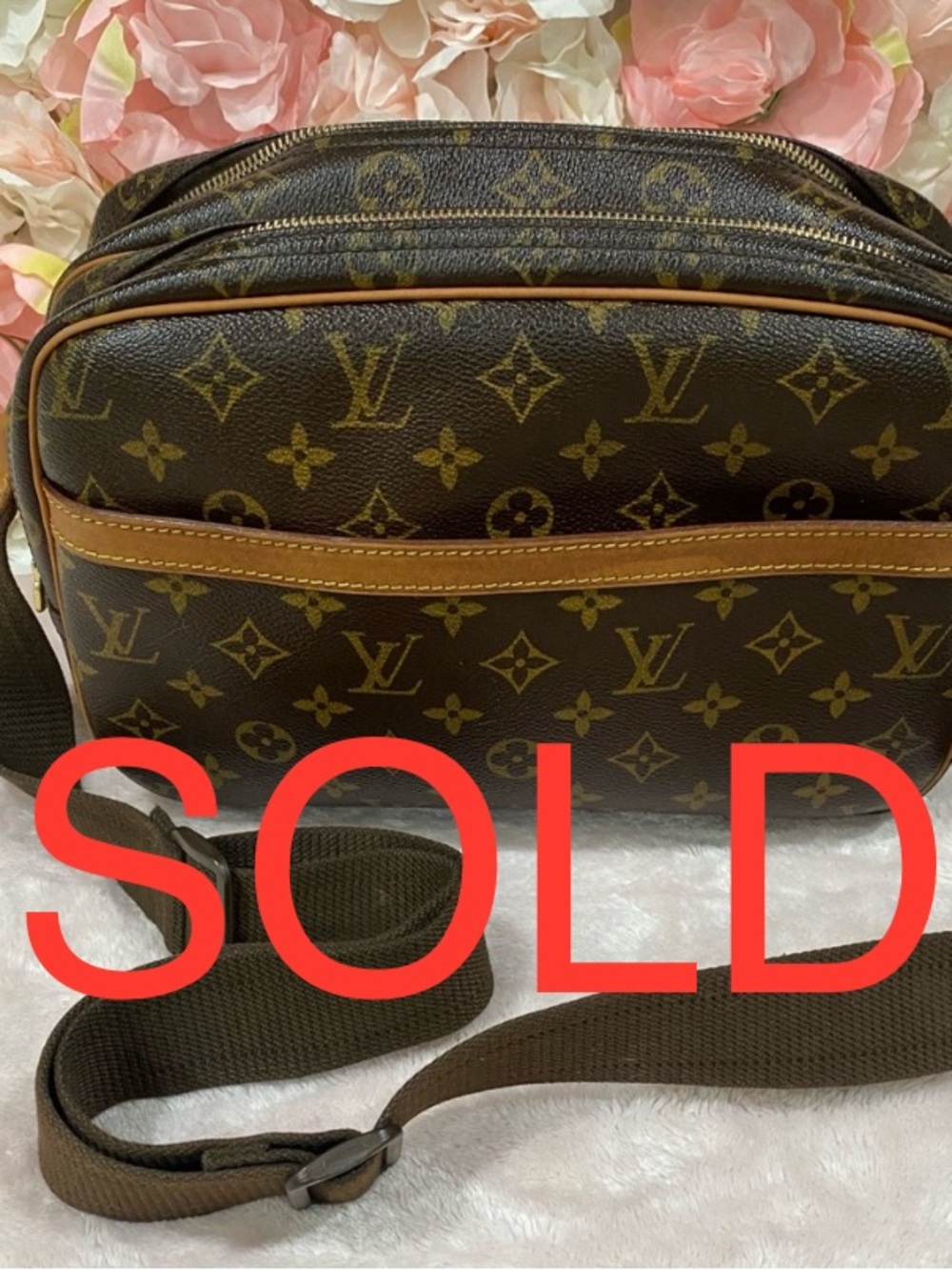 ***SOLD***Louis Vuitton Brown Monogram Reporter PM
